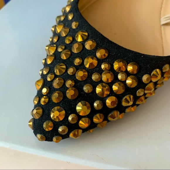 Blinged Out Rhinestone Flats from Zara - Picture 2 of 6